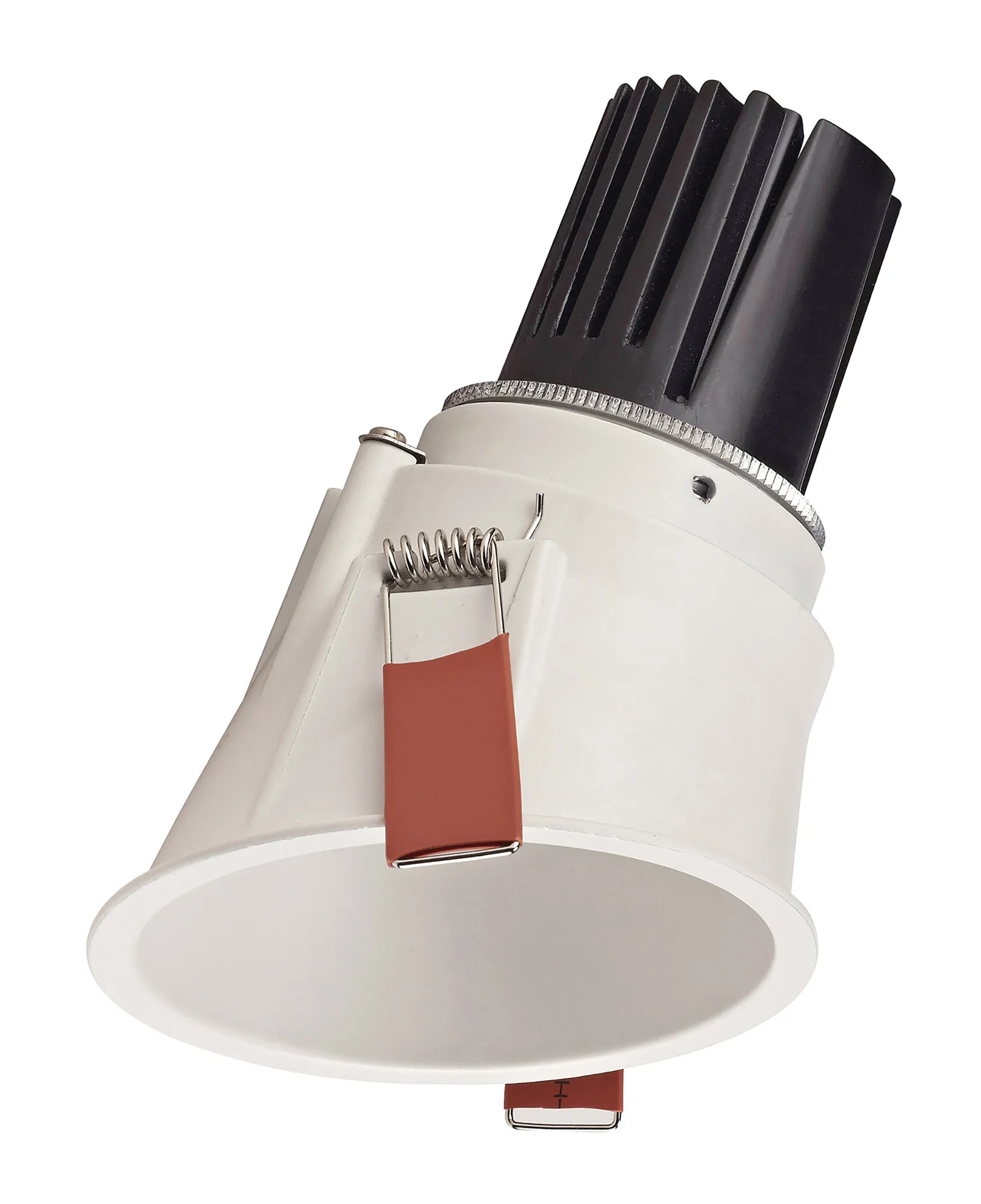 Brone 10 Tridonic Powered 10W 2700K 710lm 36° CRI>90 LED Engine White Adjustable Round Recessed Spotlight, IP20 DM201440  Dlux Brone 10